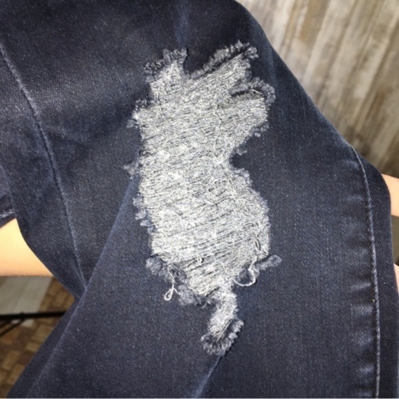 NWT Good American Good Leg High Rise Distressed Skinny Blue 308 - Picture 9 of 9